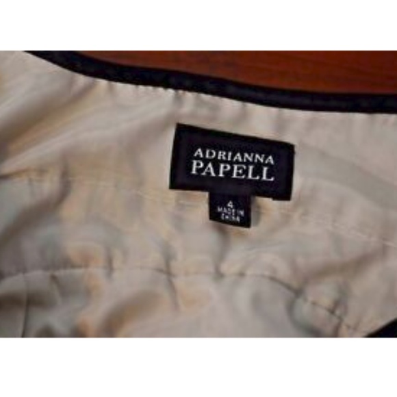 Adrianna Papell Dress Textured Swiss Dot - Picture 7 of 7